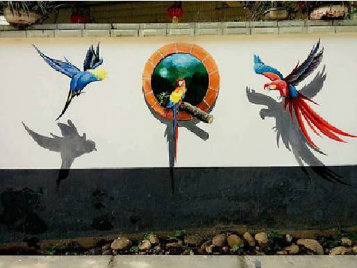  志丹视觉错位-3D墙绘设计