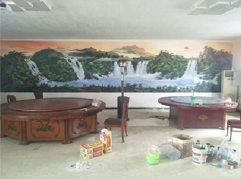  志丹墙绘-写实风景