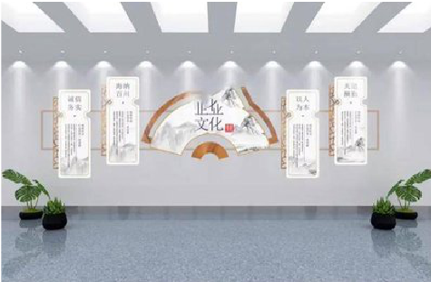  志丹企业文化墙设计的核心要素。