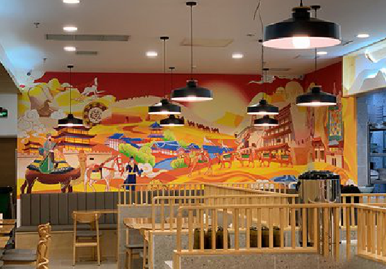  志丹商业空间彩绘介绍。