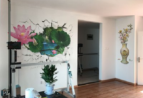  志丹墙体彩绘相比墙纸的优势。