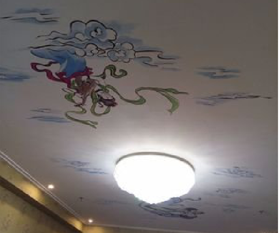  志丹如何快速绘制天花板上的手绘墙？